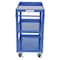 Vestil Steel Service Cart, 3 Shelves, 22 x 36, Steel, 1000 lb Load Capacity, 3 Shelves, 21.875" W SCS3-2236 - alternate 2